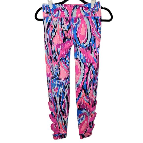 Lilly Pultizer Luxletic Callie Weekender "Free Spirit" leggings small High rise - Picture 1 of 8